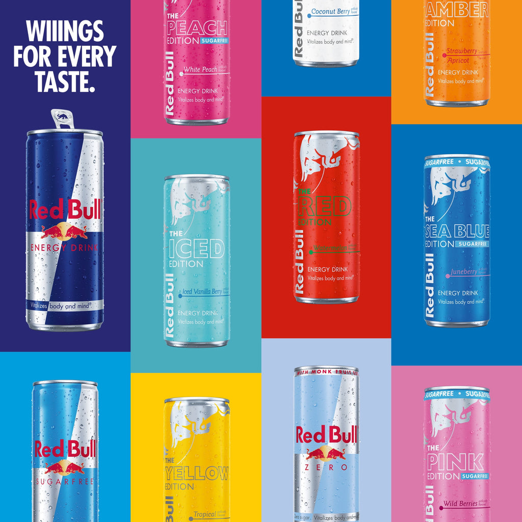 Red Bull Iced Edition Energy Drink, Iced Vanilla Berry, 12 fl. oz., Pack of 4