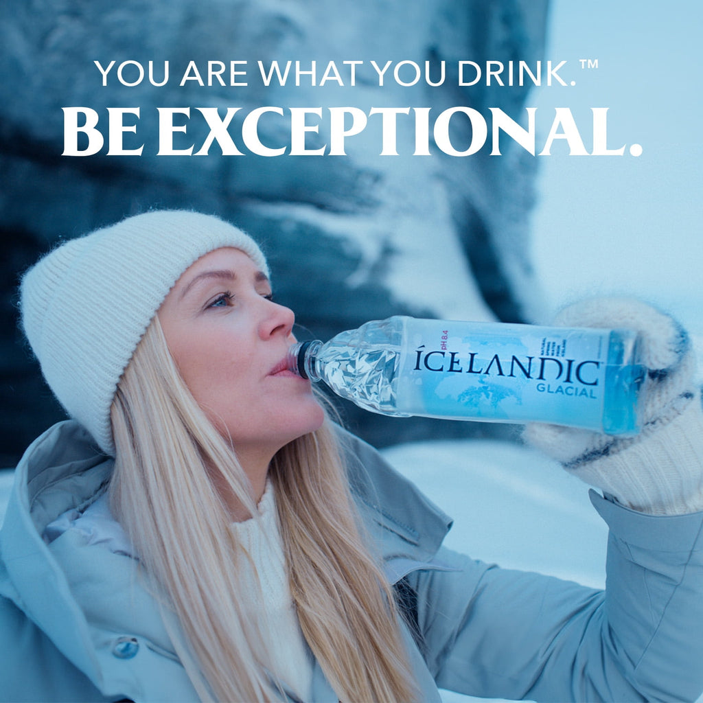 Icelandic Glacial Natural Alkaline Spring Water, 500 mL, 24 pack Plastic Bottles