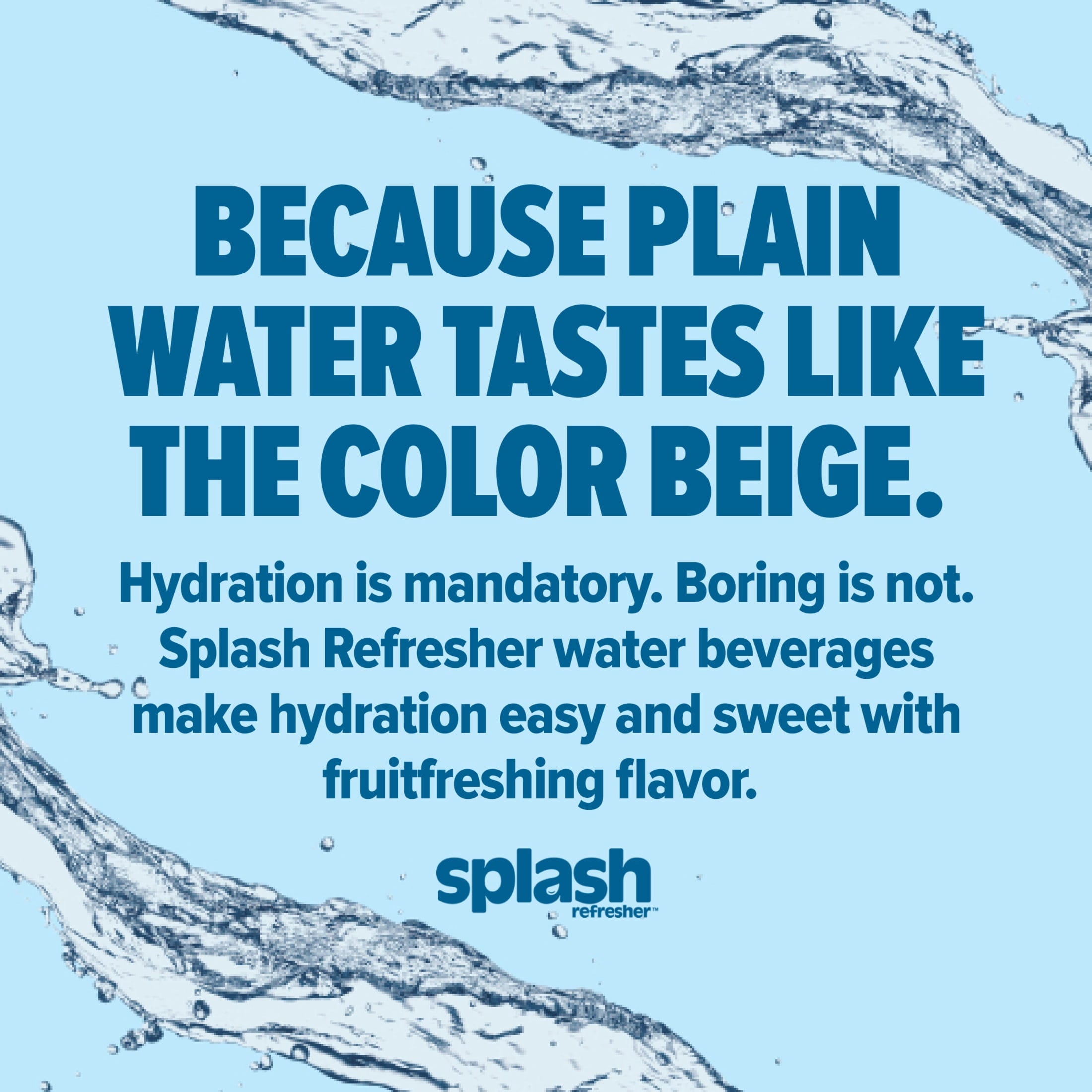 Splash Blast Wild Berry Flavored Water, 16.9 fl oz, 6-pack Plastic Bottles
