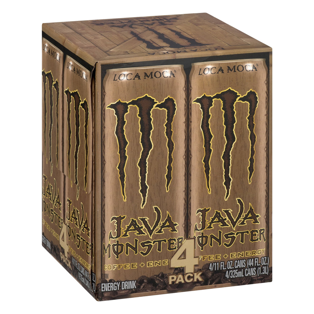 Java Monster Loca Moca, Coffee + Energy Drink, 11 fl oz, 4 Pack
