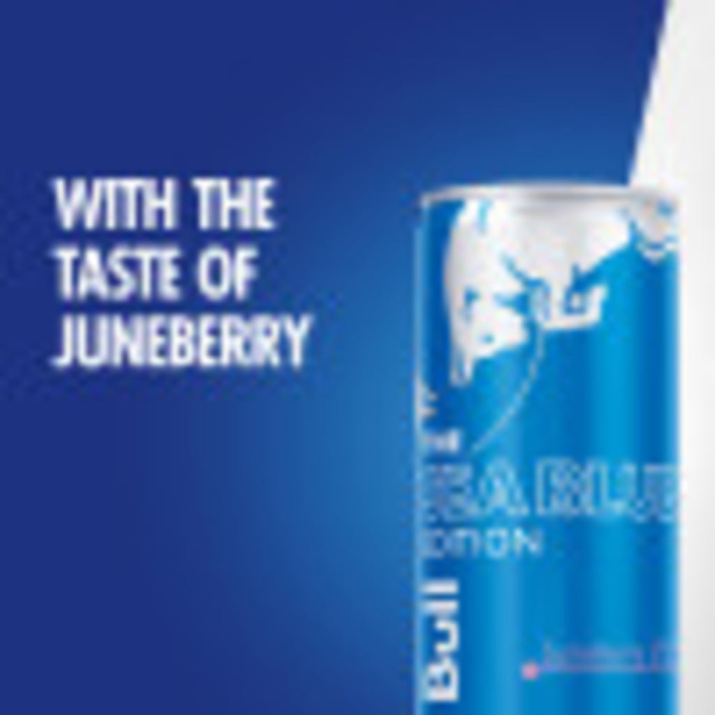 Red Bull Sea Blue Edition Energy Drink, Juneberry, 12 fl. oz. Can, 114mg Caffeine