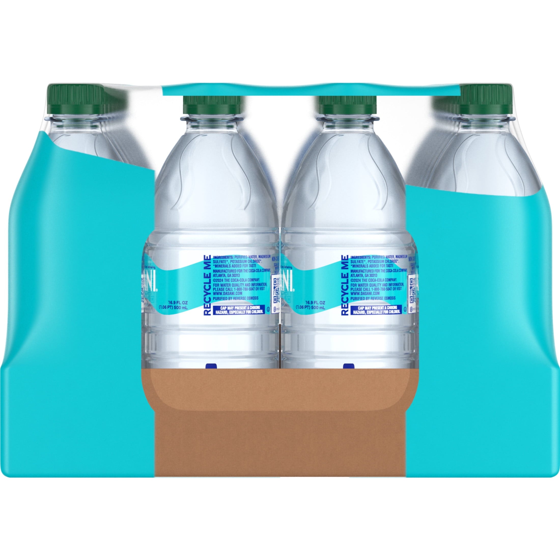 Dasani Purified Water Bottles, 16.9 fl oz, 32 Pack