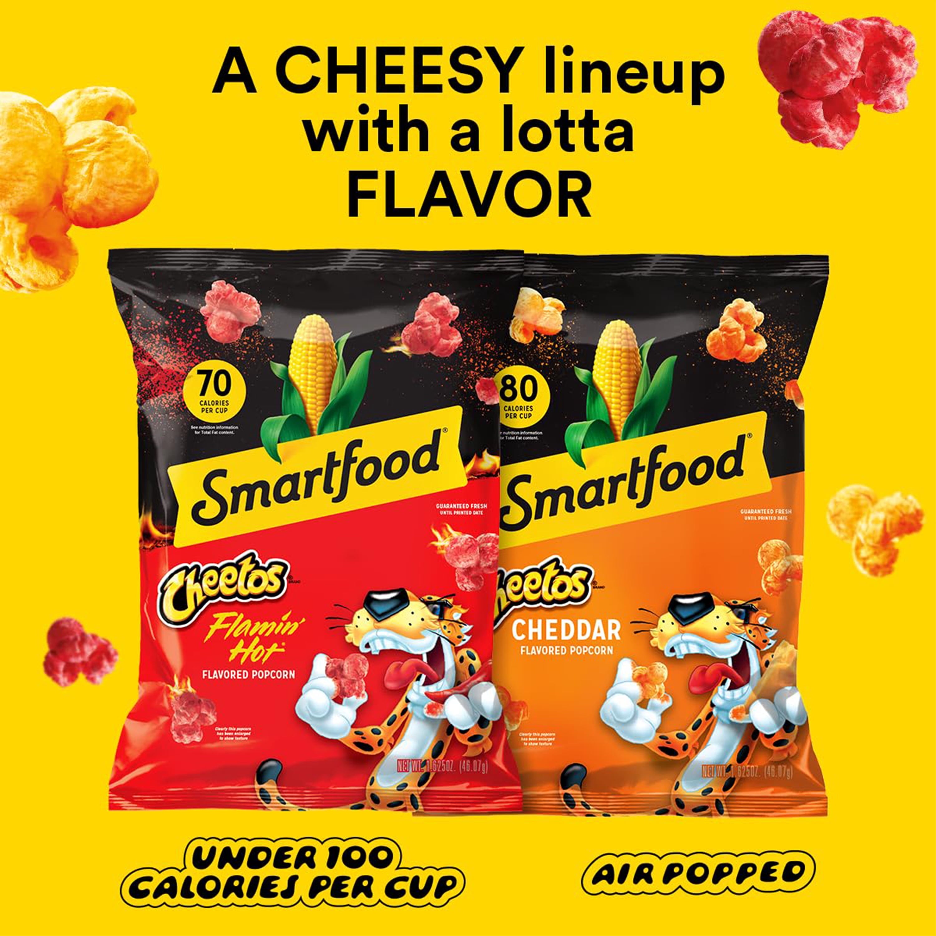 Smartfood No Artificial Colors or Flavors Cheetos Cheddar Popcorn Bag, 6.25 oz​