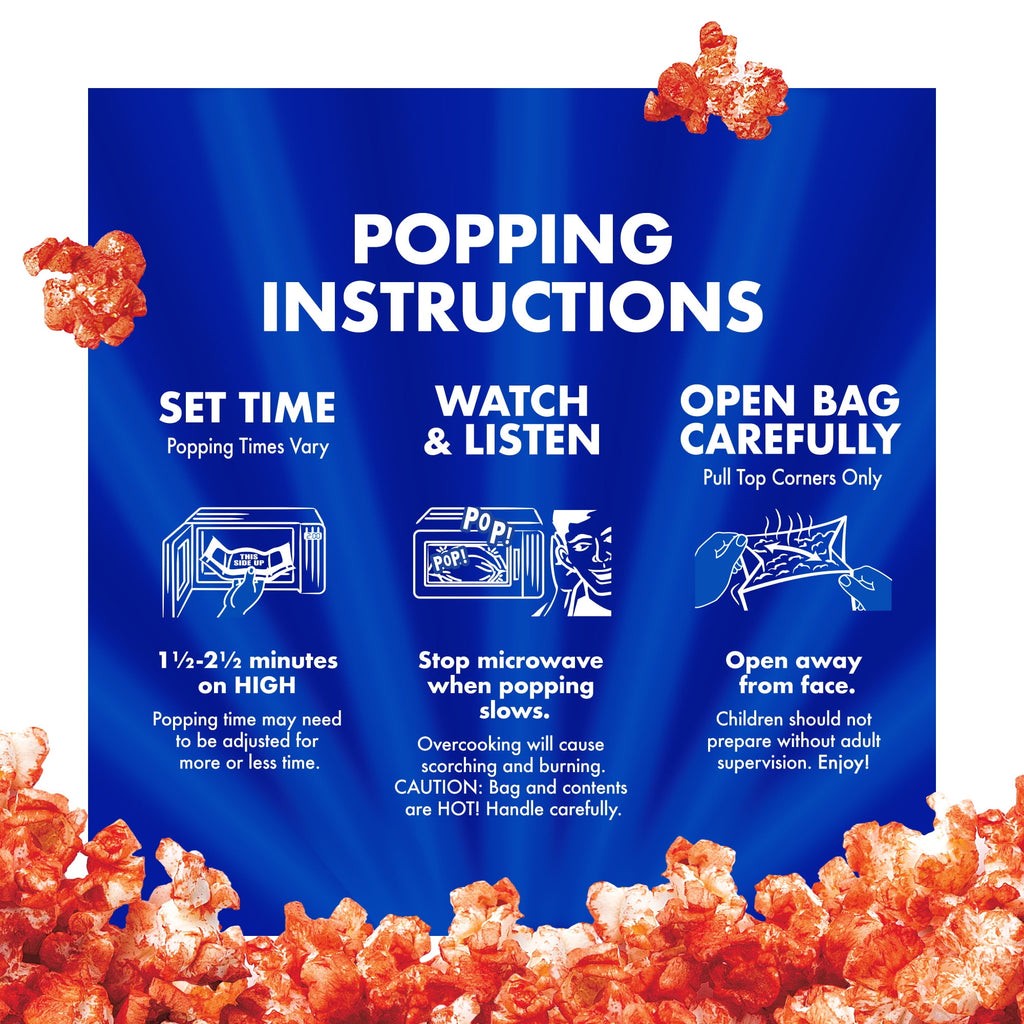 Act II Hot & Spicy Microwave Popcorn, 2.11 oz., 6-Count Bags