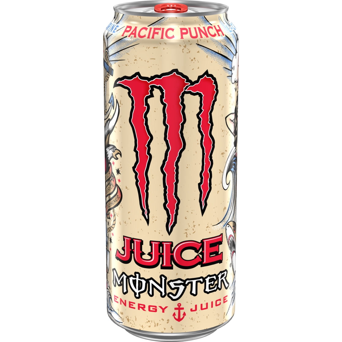 Monster Energy Juice, Pacific Punch, Juice + Energy Drink, 16 Fl Oz