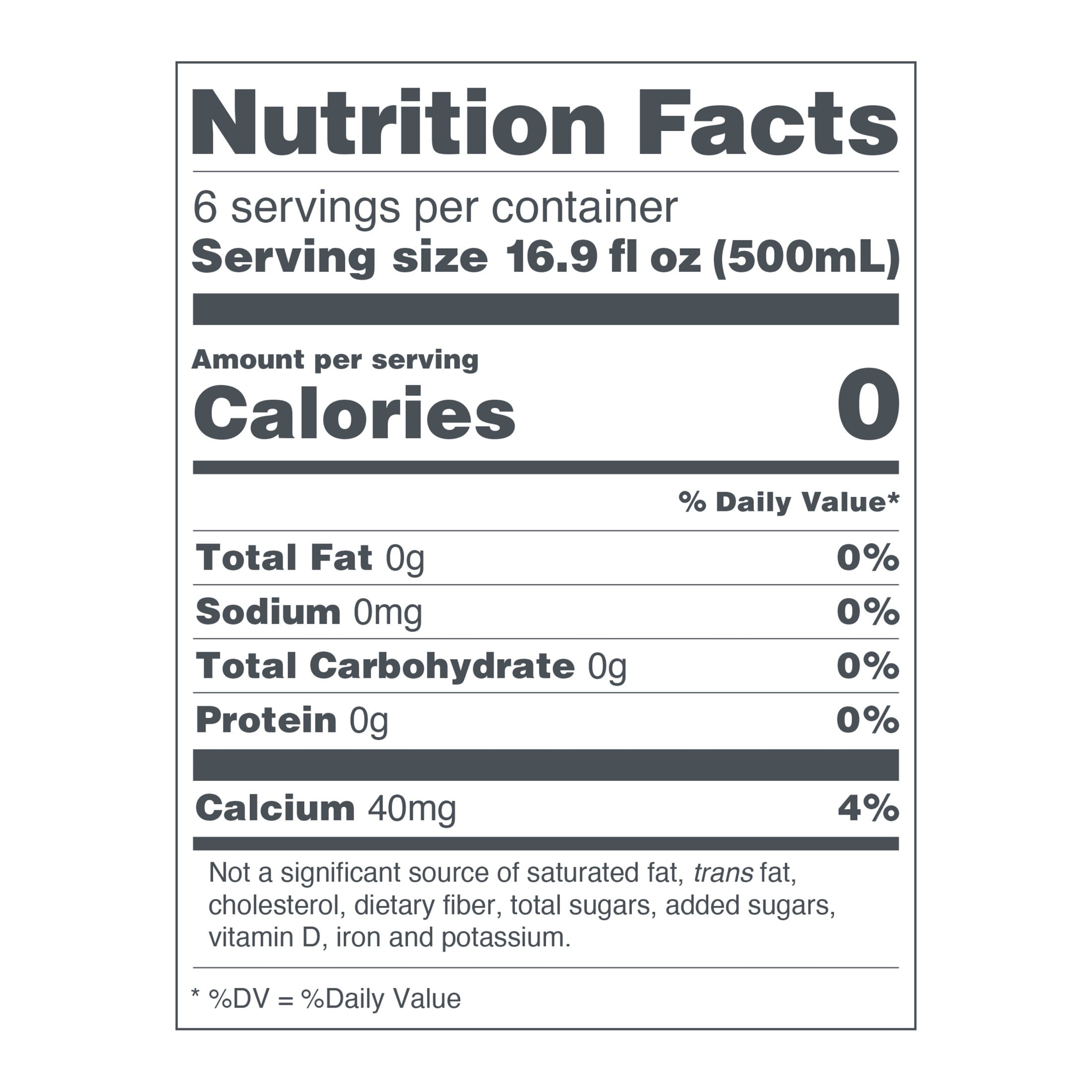 evian Natural Spring Water, 16.9 fl oz, 6 Pack Bottles