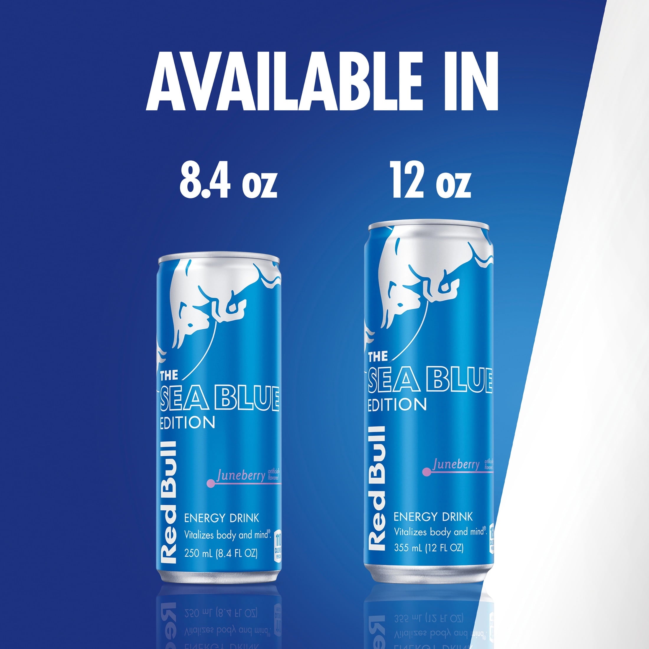 Red Bull Sea Blue Edition Energy Drink, Juneberry, 12 fl. oz. Can, 114mg Caffeine