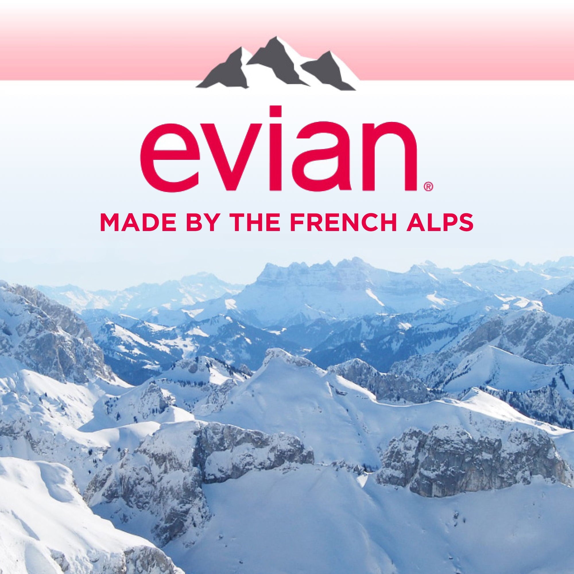 evian Natural Spring Water, 16.9 fl oz, 6 Pack Bottles