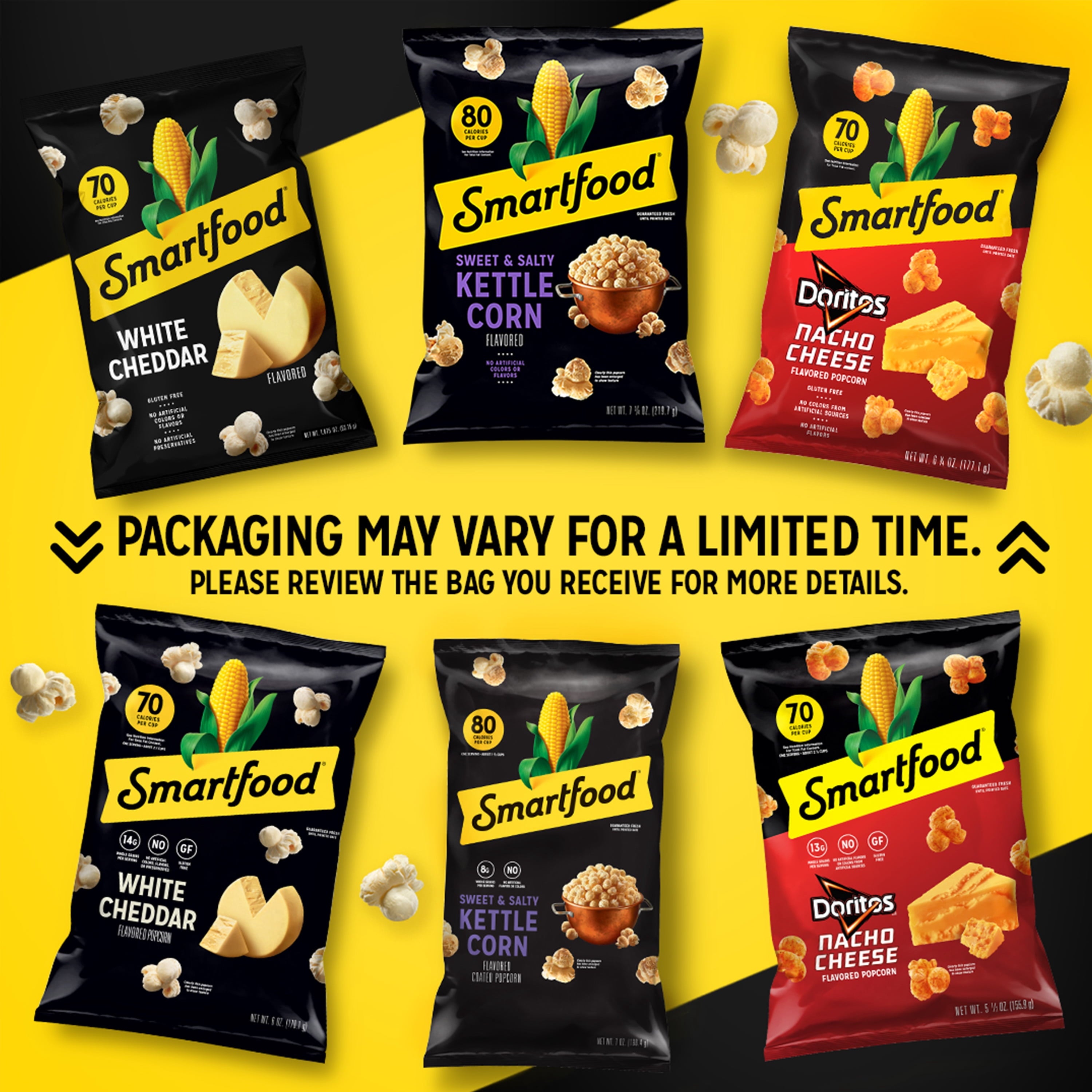 Smartfood No Artificial Colors or Flavors Cheetos Flamin’ Hot Popcorn Bag, 5.75 oz