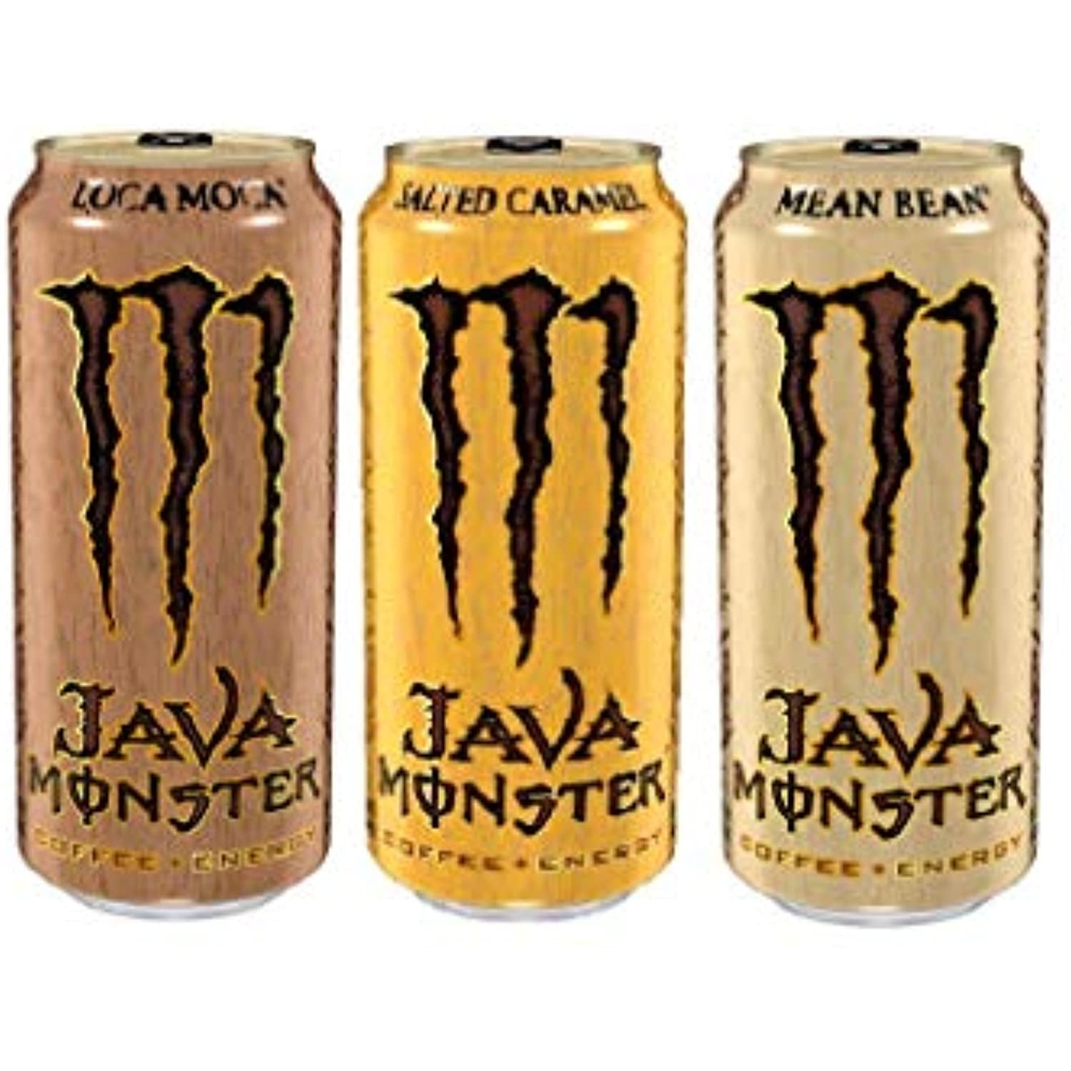 Java Monster, Coffee + Energy Drink, 3 Flavor Variety Pack 15 Ounce (Pack Of 24)