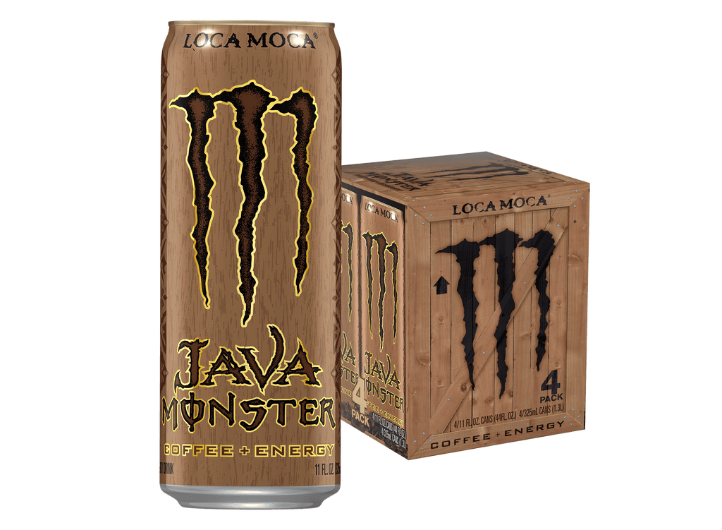 Java Monster Loca Moca, Coffee + Energy Drink, 11 fl oz, 4 Pack