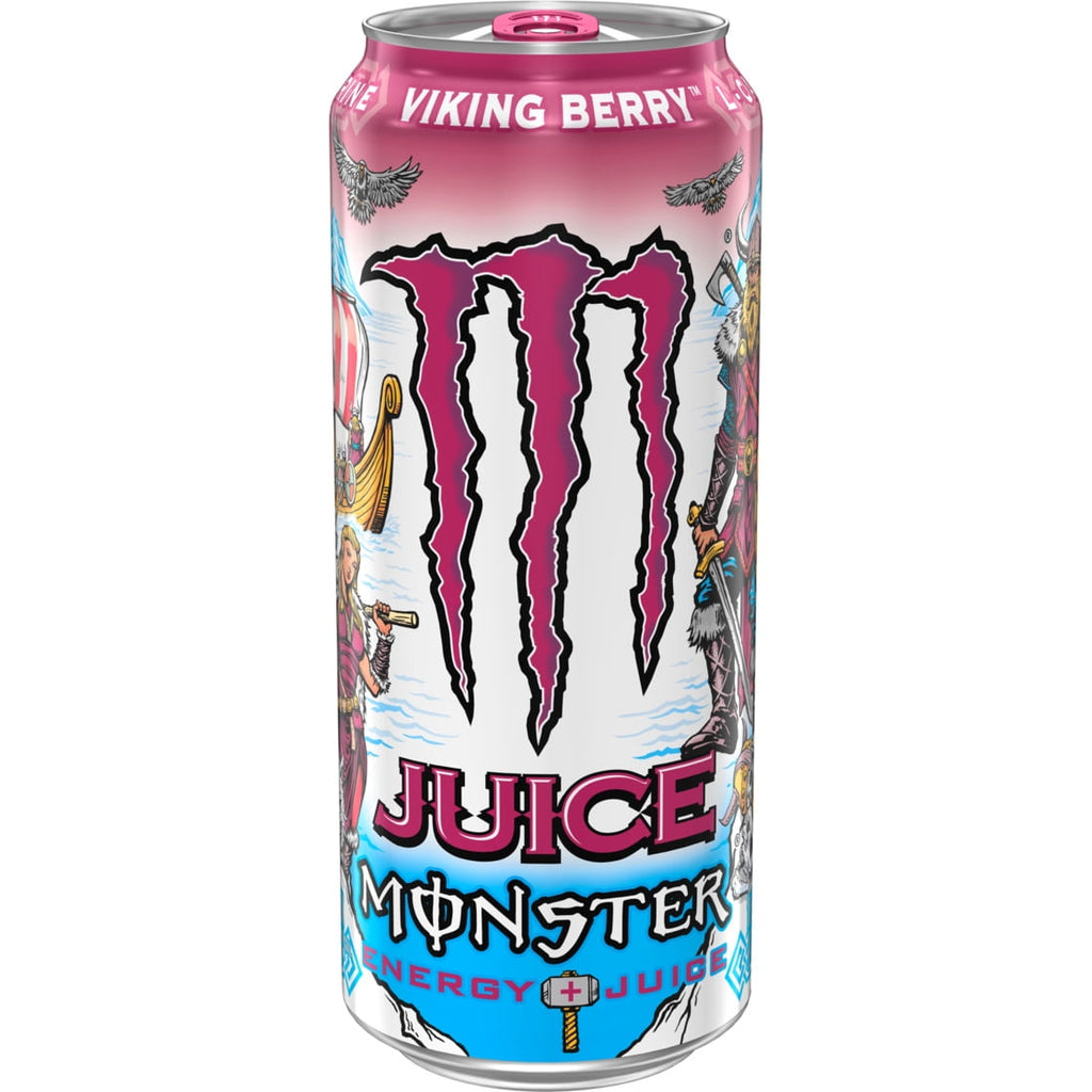 Monster Energy Juice, Viking Berry, Juice + Energy Drink, 16 Fl Oz