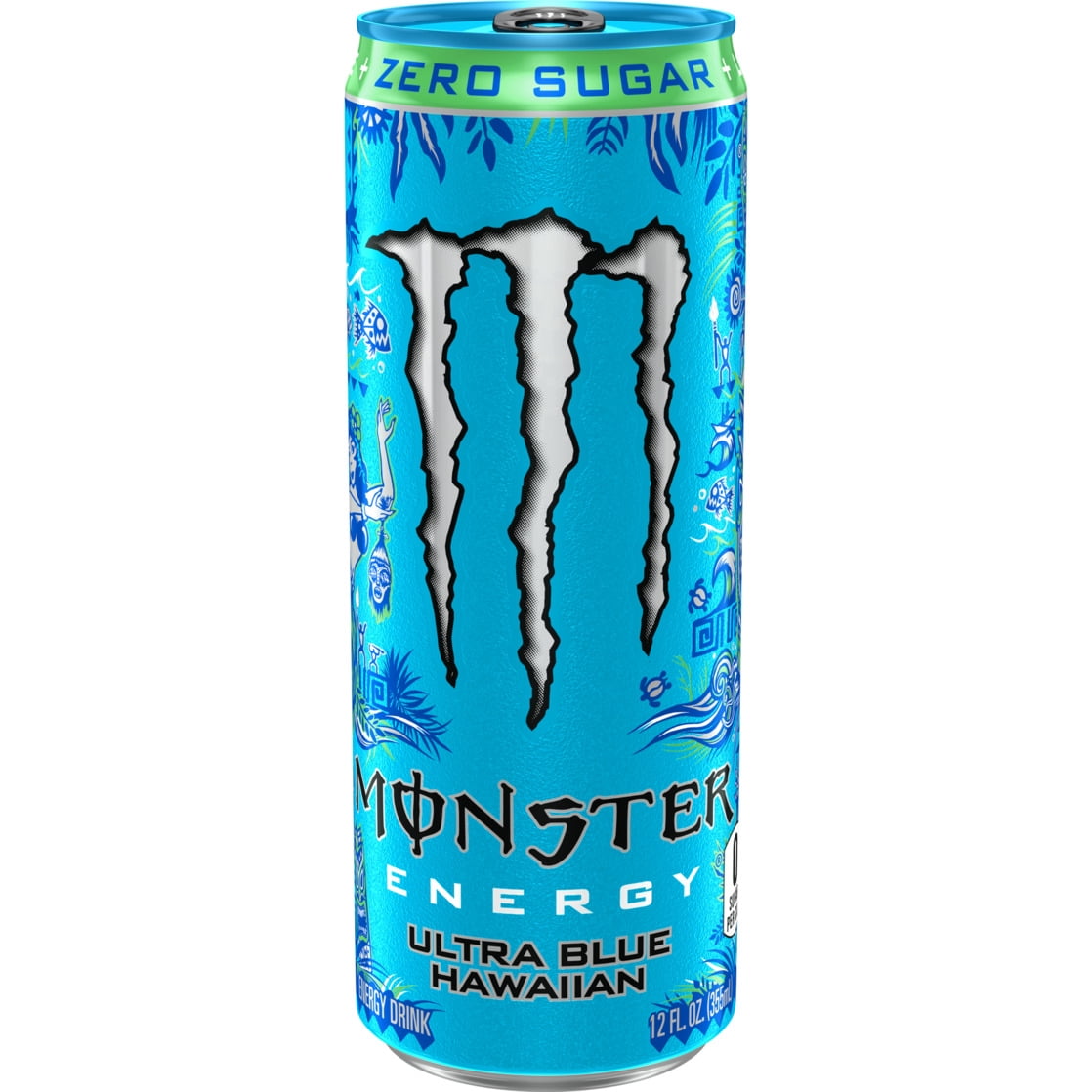 Monster Energy, Ultra Blue Hawaiian, Sugar Free Energy Drink, 12 fl oz, Can