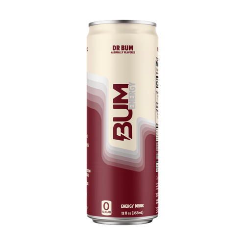 BUM Energy Dr. BUM Energy Drink, Zero Sugar, 112mg Natural Caffeine, Crash Free Focus, 12 fl oz Can