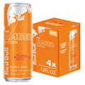 Red Bull Amber Edition Energy Drink, Strawberry Apricot, 114mg Caffeine, 12 fl. oz., Pack of 4 Cans