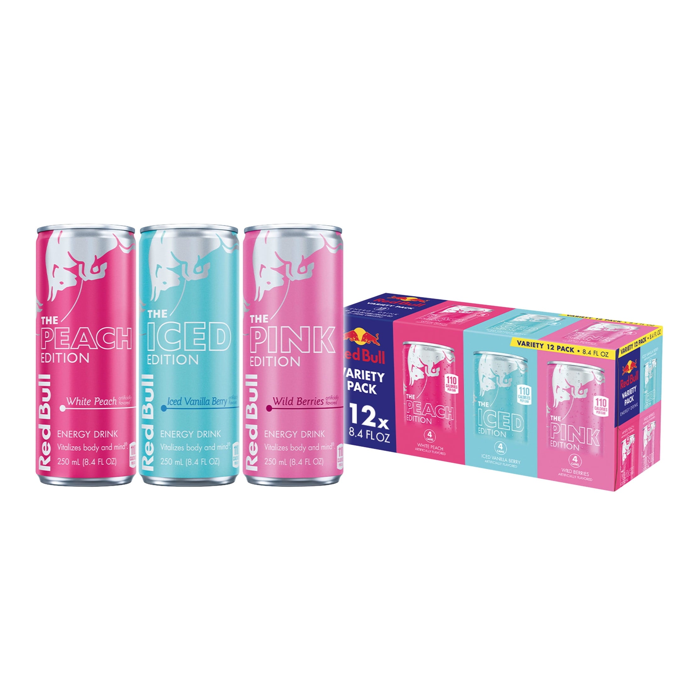Red Bull Sea Blue Edition Energy Drink, Juneberry, 12 fl. oz. Can, 114mg Caffeine