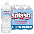 Splash Blast Wild Berry Flavored Water, 16.9 fl oz, 6-pack Plastic Bottles