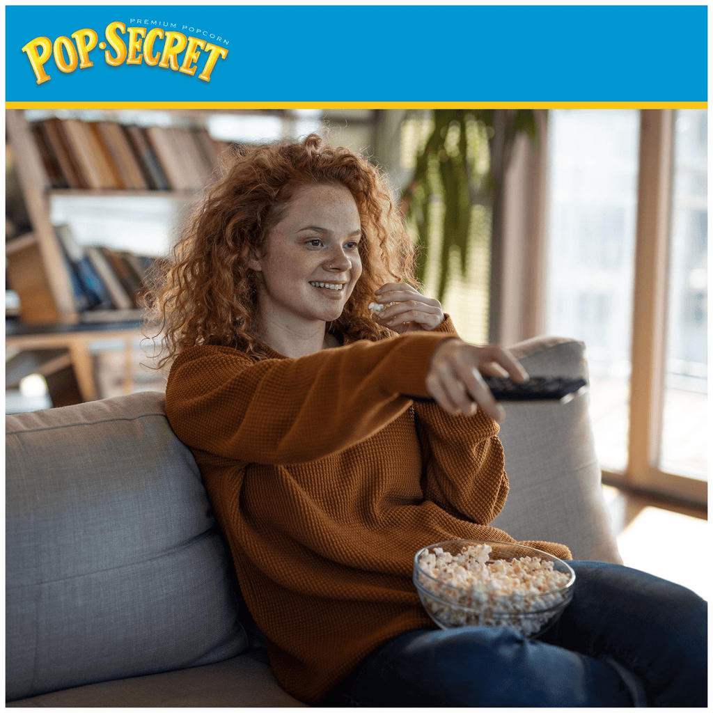 Pop Secret Popcorn, Double Butter Microwave Popcorn, 3.2 oz Sharing Bags, 12 Ct