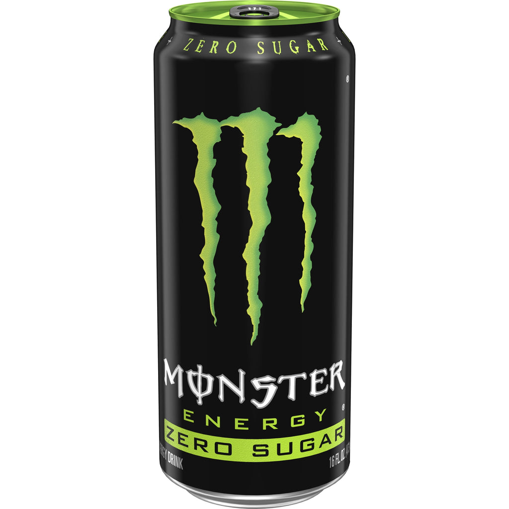 Monster Energy Zero Sugar, Sugar Free Energy Drink, 12 Pack - 16 Fl Oz