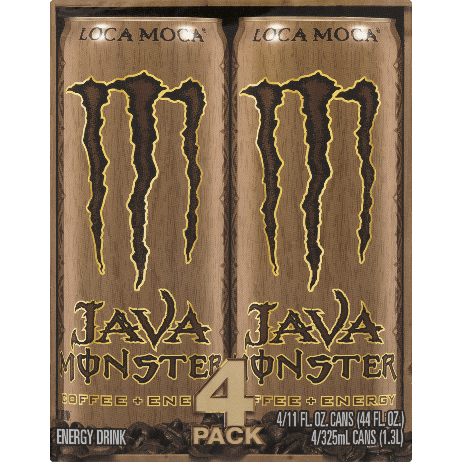 Java Monster Loca Moca, Coffee + Energy Drink, 11 fl oz, 4 Pack