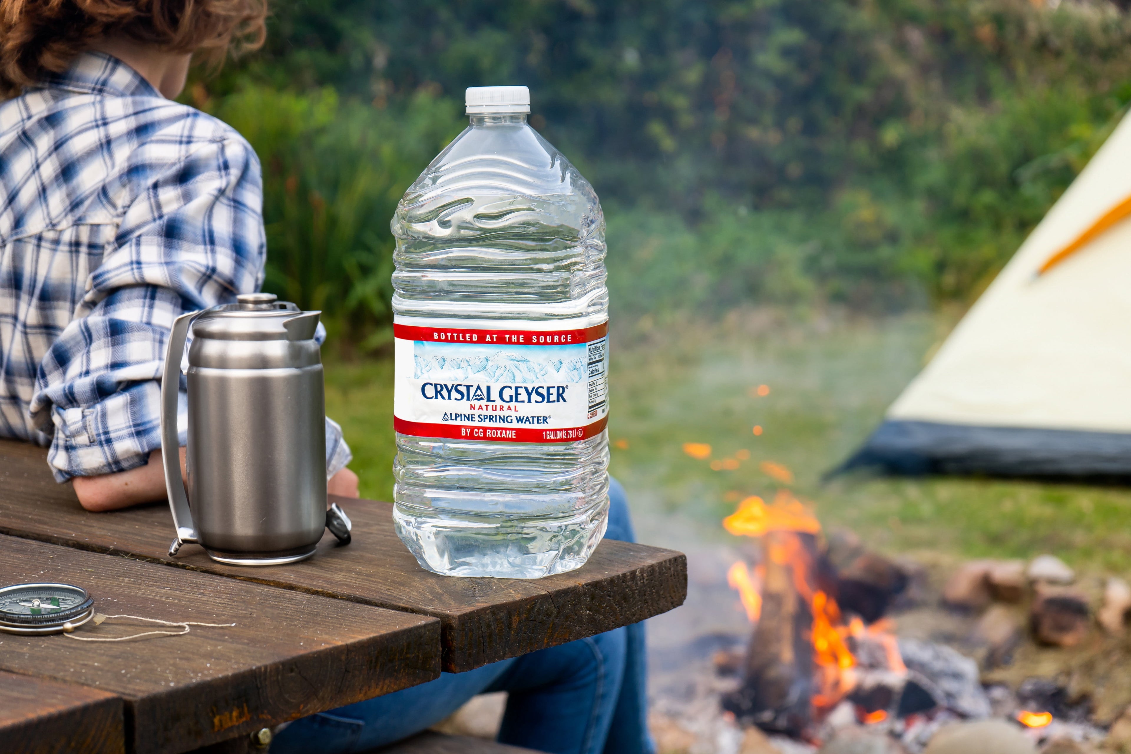 Crystal Geyser Alpine Spring Water, 1 Gallon Plastic Jug