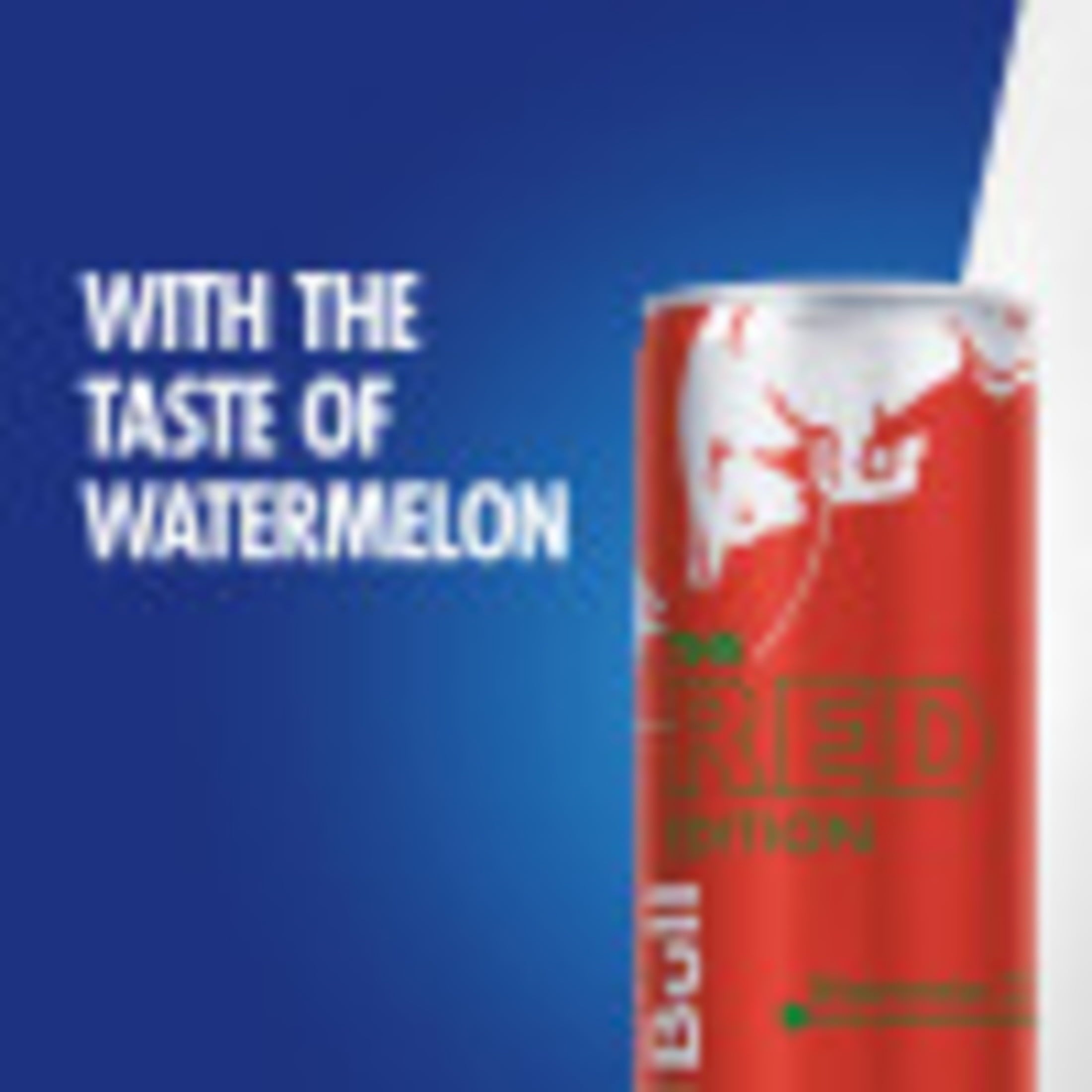Red Bull Red Edition Energy Drink, Watermelon, 12 fl. oz., Pack of 4 Cans
