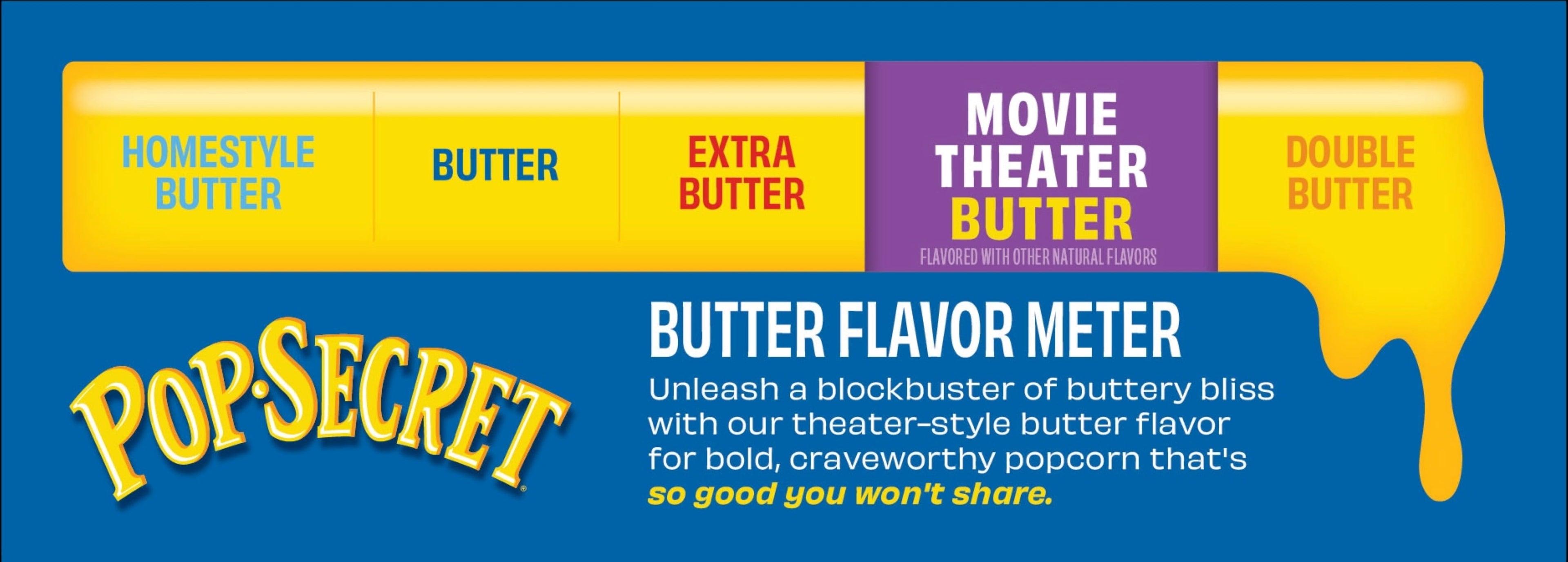 Pop Secret Microwave Popcorn, Movie Theater Butter Flavor, 3.2 oz Sharing Bags, 3 Ct